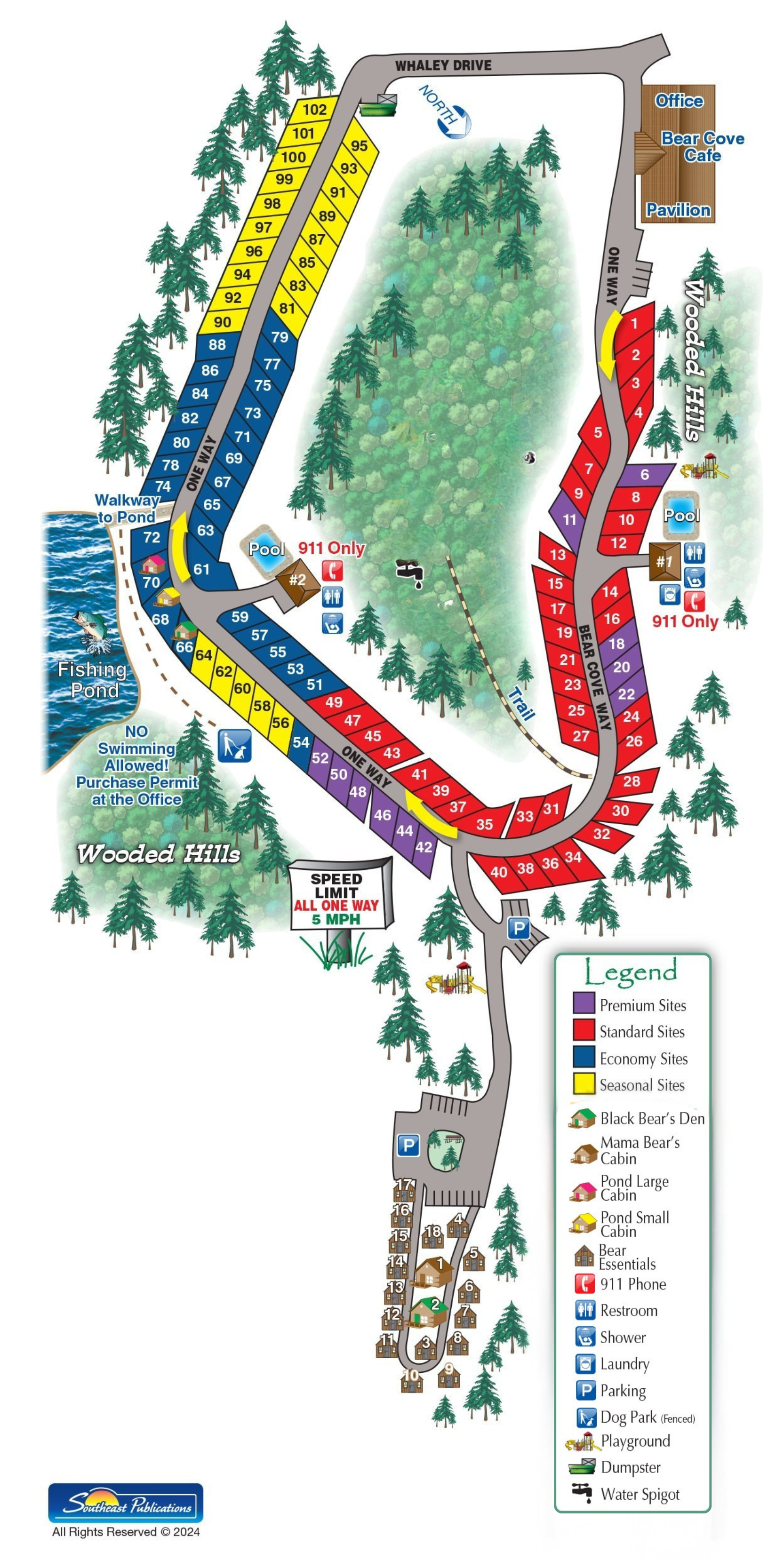 Bear Cove Village Park Map